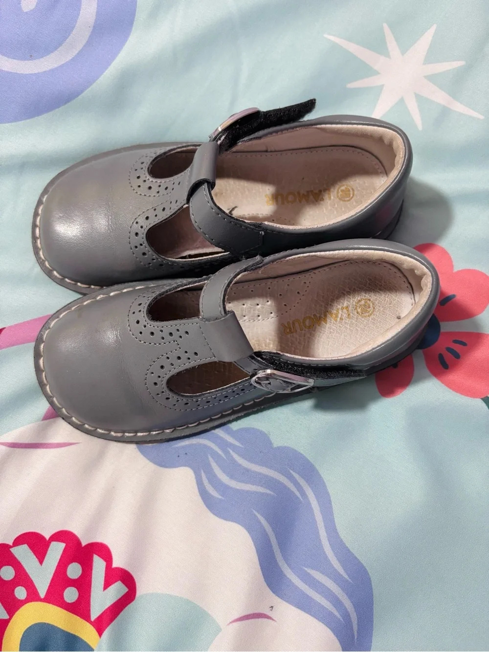 Classic Girls' Mary Jane Shoes - Gray